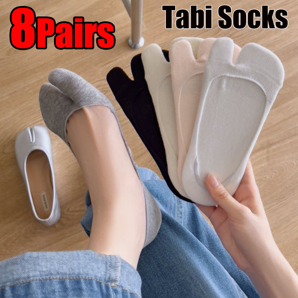 No Show Sock Women - Meias Tabi de Algodão Femininas com