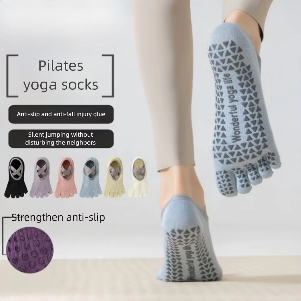 Meias de ioga de algodão com c - Grip Sock Yoga avaliação e preço