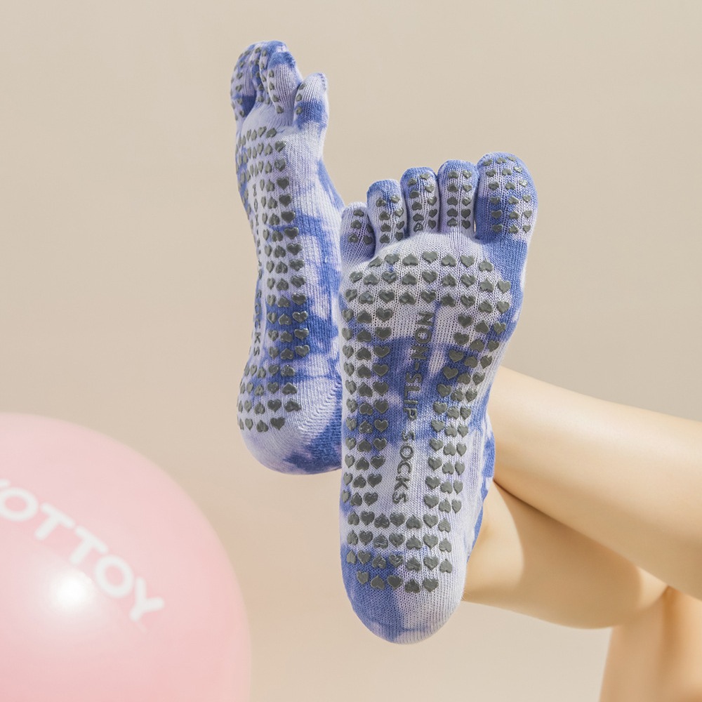 Meias Tie-Dye Femininas com Ci - Grip Sock Yoga avaliação e preço