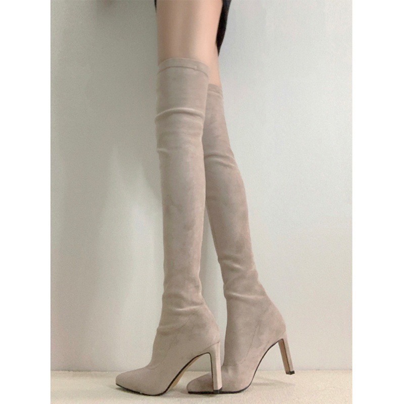Botas de tubo longo para mulhe - Knee High Sock Women avaliação e preço