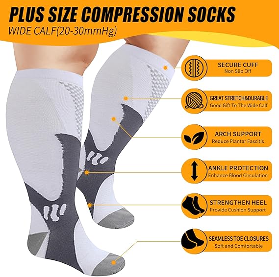 Meias de compressão de tamanho - Compression Sock Medical avaliação e preço