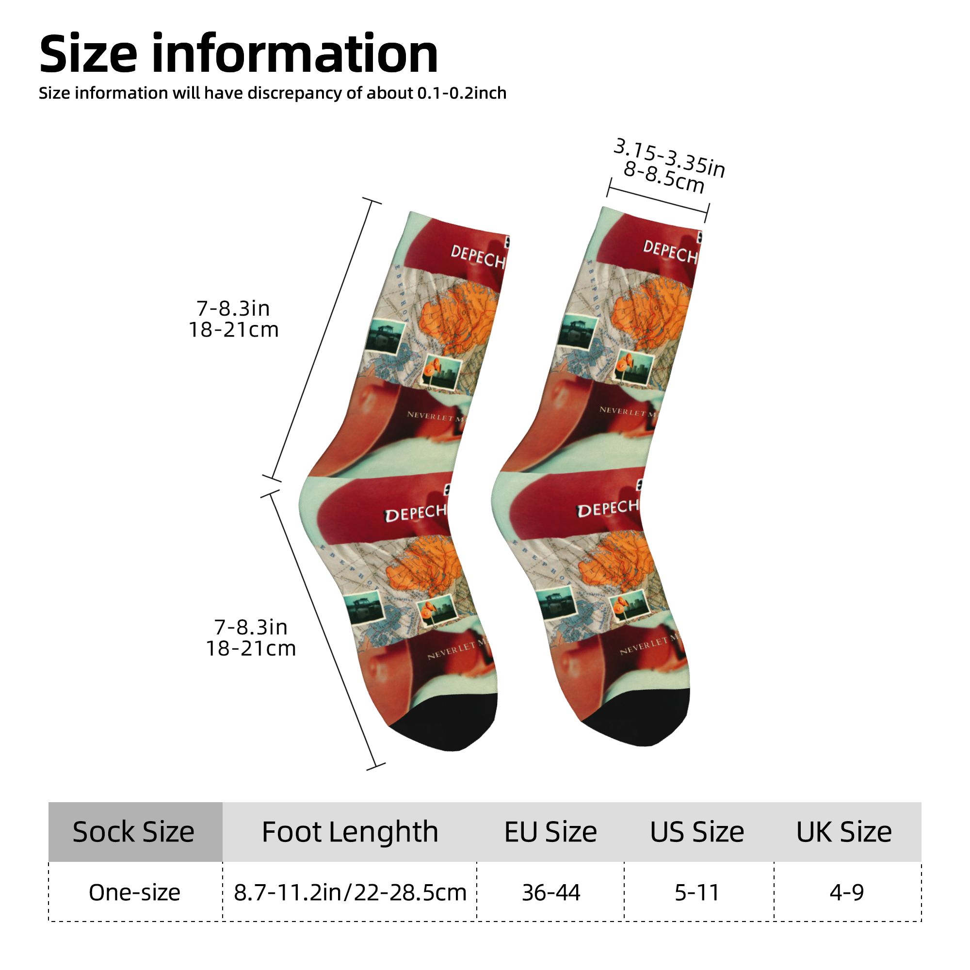 Meias Personalizadas D-Depeche - Dress Sock Men avaliação e preço