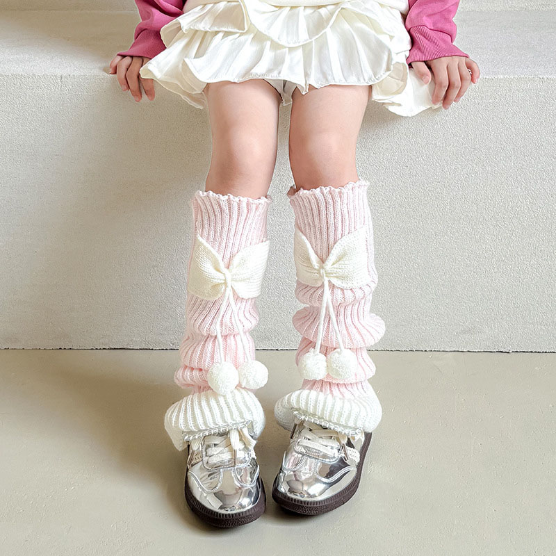 Novas crianças doce bowknot po - Knee High Sock Women avaliação e preço
