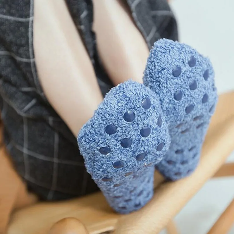 Meia peludo interior para casa - Grip Sock Yoga avaliação e preço
