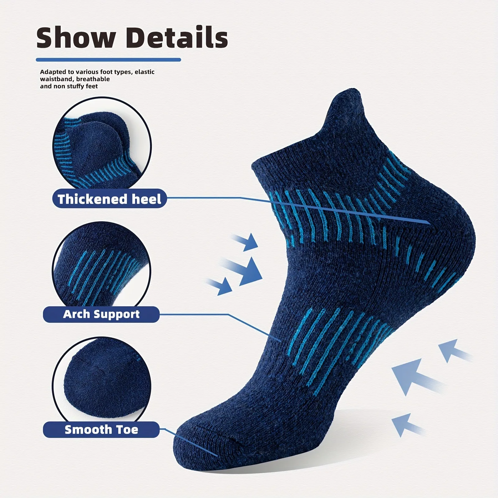 Meias de Compressão para Hikin - Wool Hiking Sock avaliação e preço