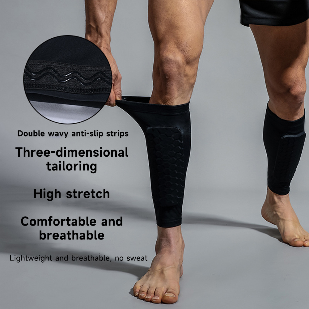 Caneleiras de futebol espessad - Compression Sleeve Calf avaliação e preço