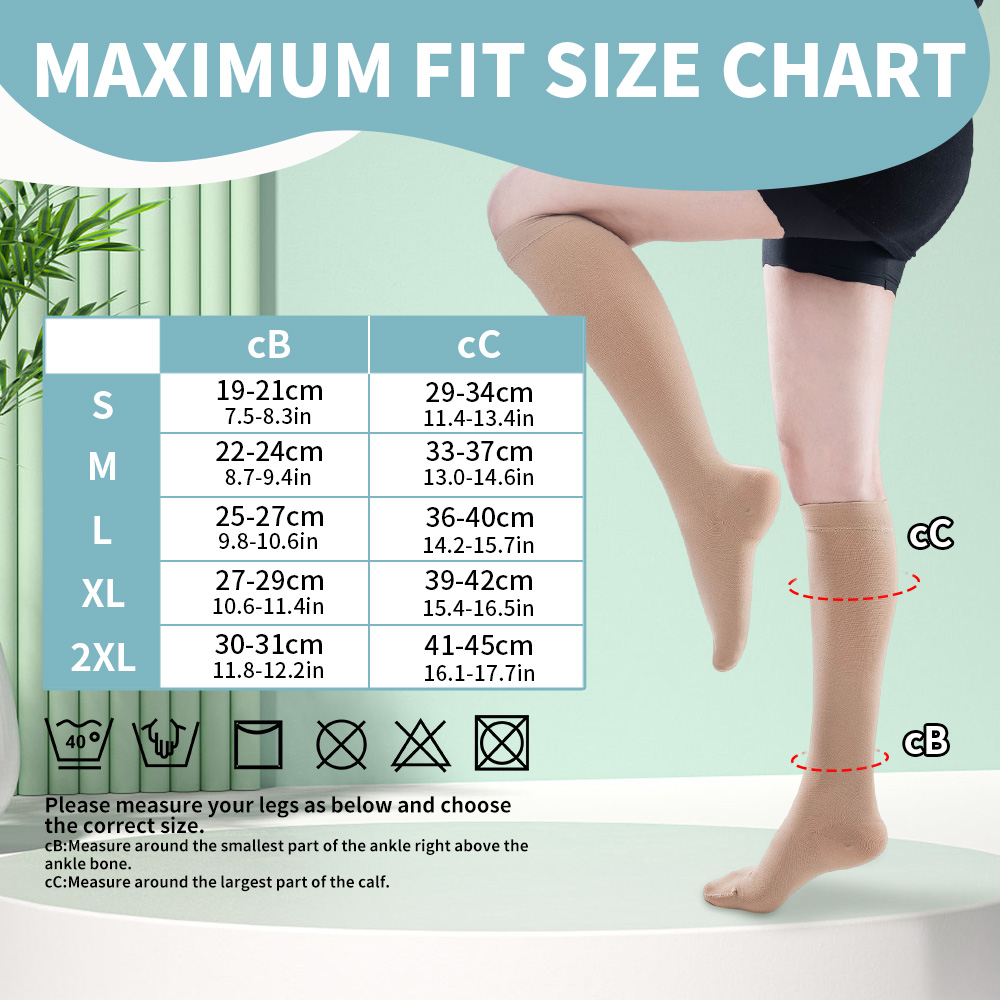 Legbeauty 23-32mmHg meias de c - Compression Sock Medical avaliação e preço